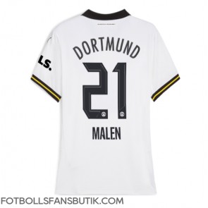 Borussia Dortmund Donyell Malen #21 Replika Tredje Tröja Damer 2024-25 Kortärmad
